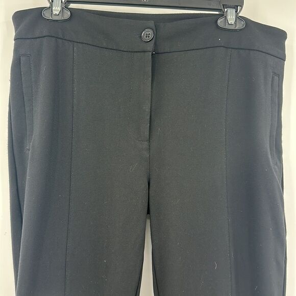 Betabrand Black Ponte Pants Zippered Ankles Sz XL - Picture 2 of 7
